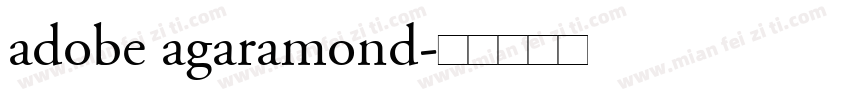 adobe agaramond字体转换